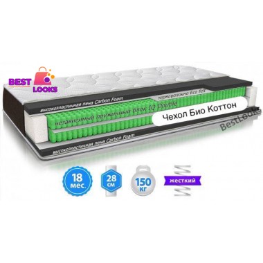 Матрас ортопедический 90х200 Sleep&Fly ORGANIC Delta