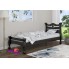 Кровать односпальная 90х190 Wellmebely Даллас дерево сосна Венге Л6