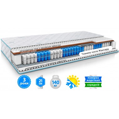 Матрас ортопедический 120х190 EMM Sleep&Fly SF DAILY 2in1