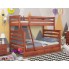 Кровать Двухъярусная с Ящиками 80х120х190 Wellmebely Кай Трансформер сосна Яблоня Л6