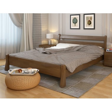 Кровать двуспальная Arbor Drev 180x190 Венеция дерево бук Орех