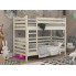 Кровать Двухъярусная 80х200 Wellmebely Эрика Трансформер сосна Бежевый Л6