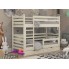 Кровать Двухъярусная с Ящиками 80х200 и бортиком защитным внизу Wellmebely Эрика Трансформер сосна Бежевый Л6